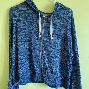 Blue Zipped sweatshirt